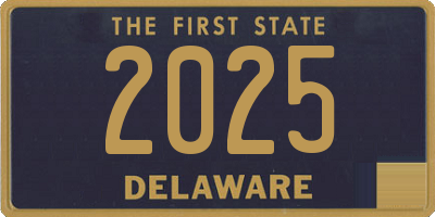 DE license plate 2025