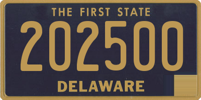 DE license plate 202500