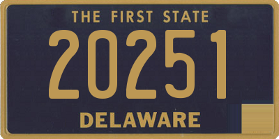 DE license plate 20251