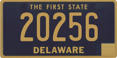 DE license plate 20256