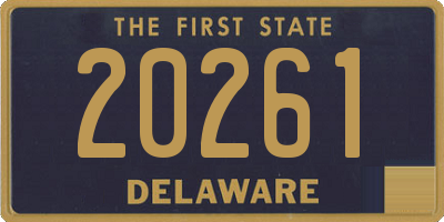 DE license plate 20261