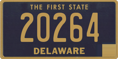 DE license plate 20264