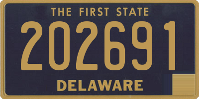DE license plate 202691