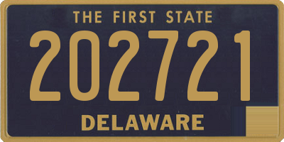 DE license plate 202721