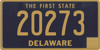 DE license plate 20273