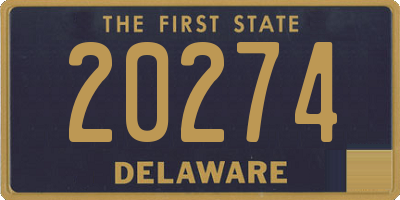 DE license plate 20274