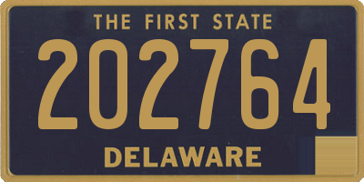 DE license plate 202764