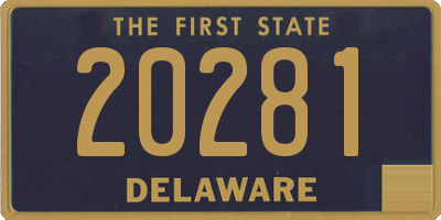 DE license plate 20281