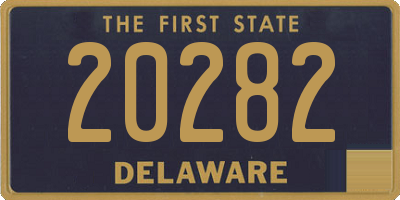 DE license plate 20282