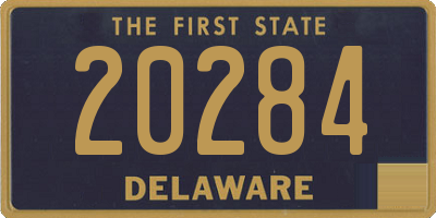 DE license plate 20284