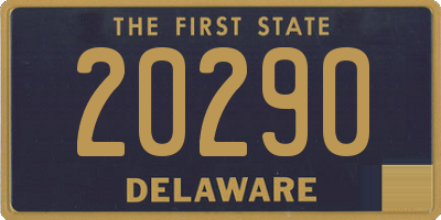 DE license plate 20290