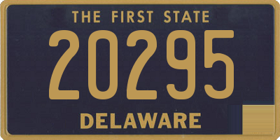 DE license plate 20295