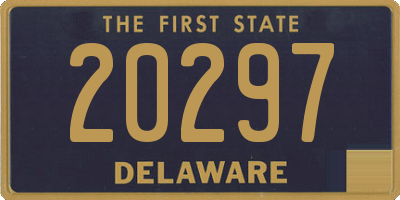 DE license plate 20297