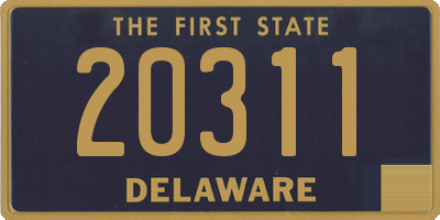 DE license plate 20311