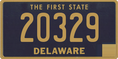 DE license plate 20329