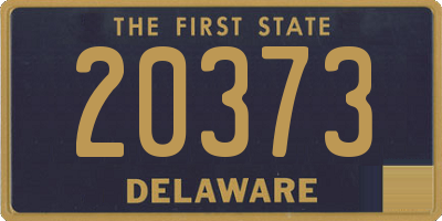 DE license plate 20373