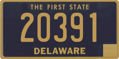 DE license plate 20391