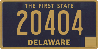 DE license plate 20404