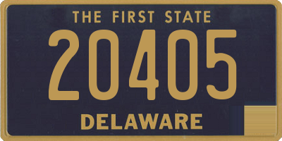 DE license plate 20405