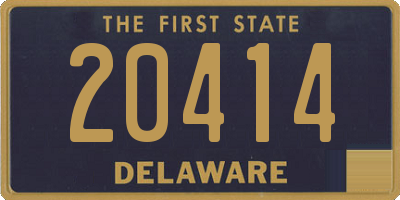 DE license plate 20414