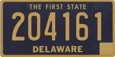DE license plate 204161