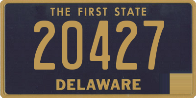 DE license plate 20427