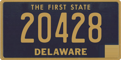 DE license plate 20428