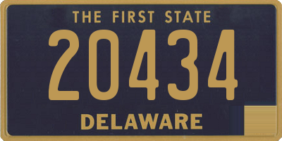 DE license plate 20434