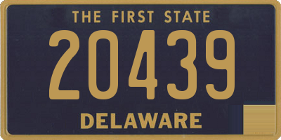 DE license plate 20439