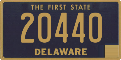 DE license plate 20440