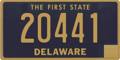 DE license plate 20441