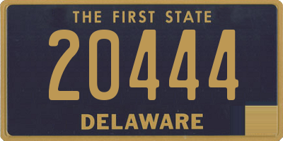 DE license plate 20444