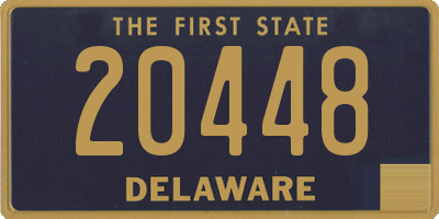 DE license plate 20448