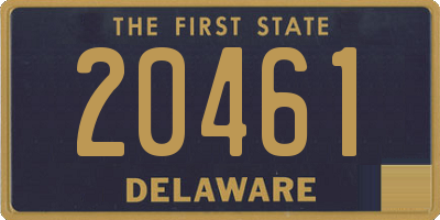 DE license plate 20461