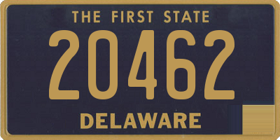 DE license plate 20462