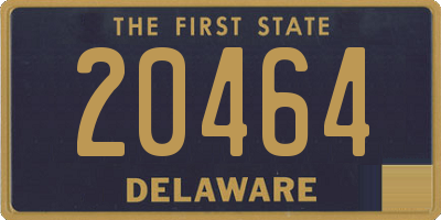 DE license plate 20464