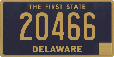 DE license plate 20466