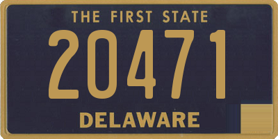 DE license plate 20471