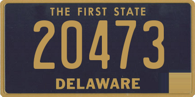 DE license plate 20473