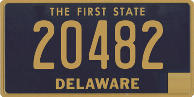 DE license plate 20482