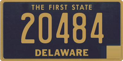 DE license plate 20484