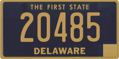 DE license plate 20485