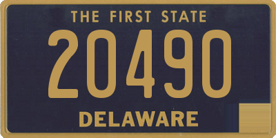 DE license plate 20490