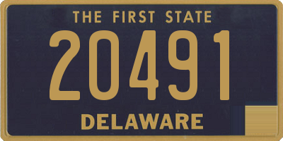 DE license plate 20491