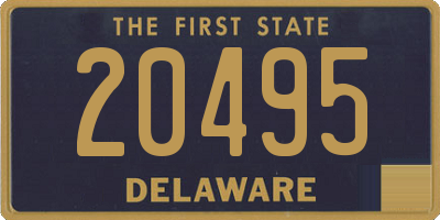 DE license plate 20495