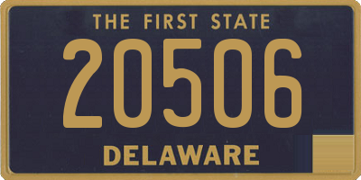 DE license plate 20506