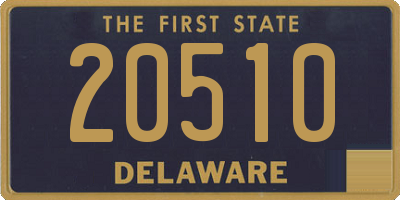 DE license plate 20510