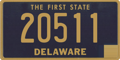 DE license plate 20511