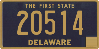 DE license plate 20514