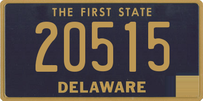 DE license plate 20515